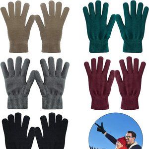 🧤5 Pairs of Unisex Knit Gloves